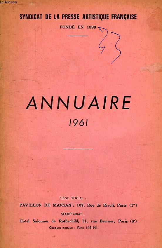 ANNUAIRE, 1961