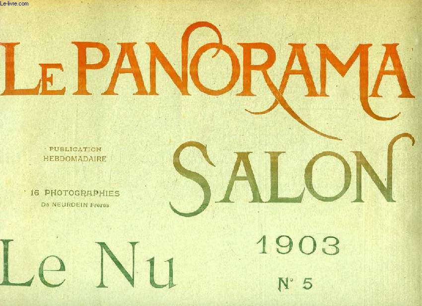 LE PANORAMA SALON, 1903, N 5, LE NU