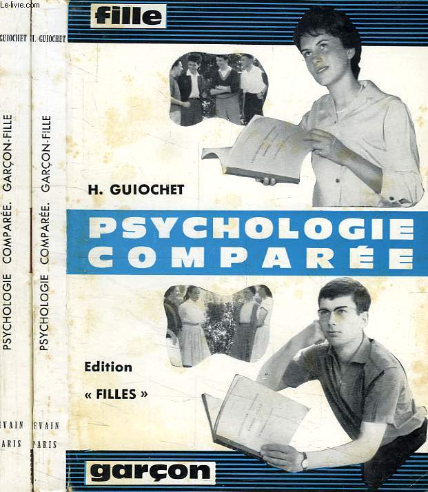 PSYCHOLOGIE COMPAREE GARCON-FILLE, 2 VOLUMES, EDITION 'GARCON' ET EDITION 'FILLES'
