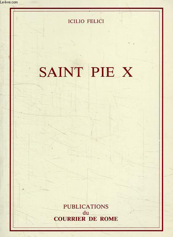 SAINT PIE X