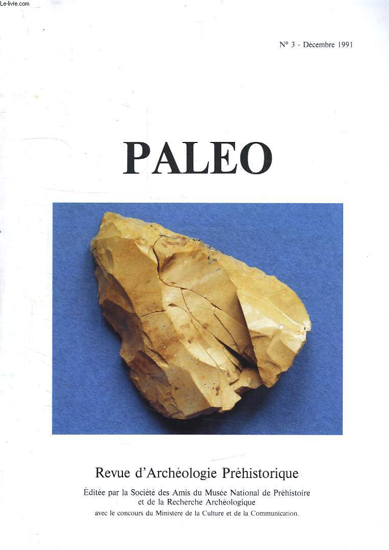 PALEO, N 3, DEC. 1991
