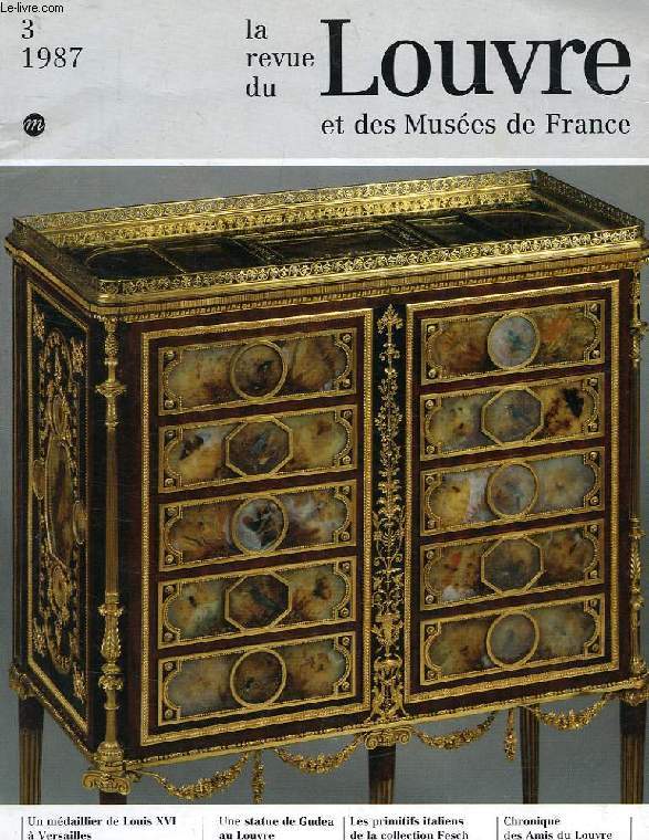 LA REVUE DU LOUVRE ET DES MUSEES DE FRANCE, N 3, 1987