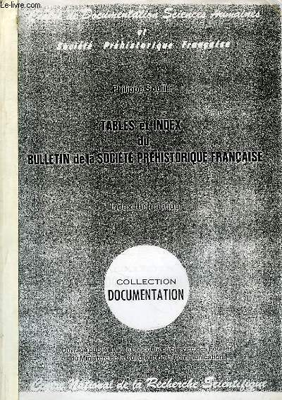 TABLES ET INDEX DU BULLETIN DE LA SOCIETE PREHISTORIQUE FRANCAISE, 3, INDEX THEMATIQUE