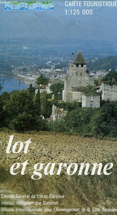 CARTE TOURISTIQUE, LOT-ET-GARONNE, 1/250.000