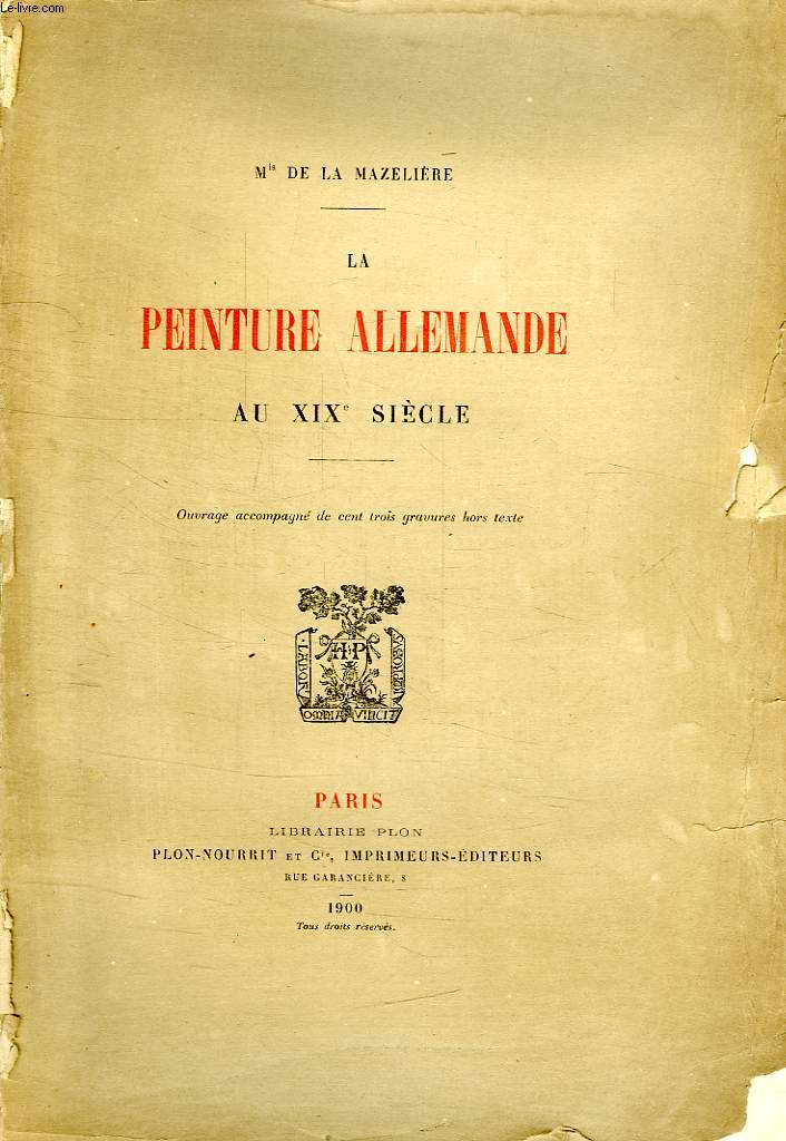 LA PEINTURE ALLEMANDE AU XIXe SIECLE