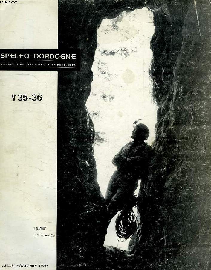 SPELEO - DORDOGNE, N 35-36, 1970
