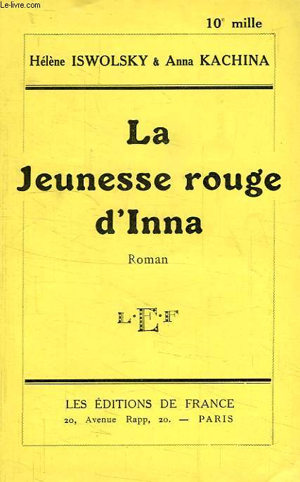 LA JEUNESSE ROUGE D'INNA