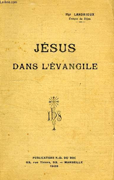 JESUS DANS L'EVANGILE