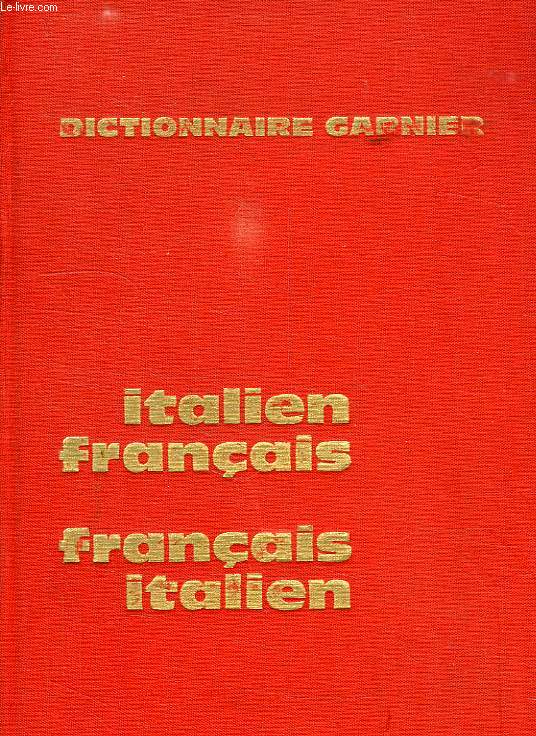 DICTIONNAIRE ITALIEN-FRANCAIS ET FRANCAIS-ITALIEN