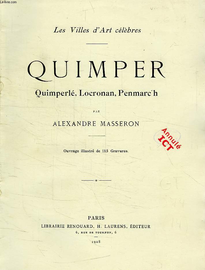 QUIMPER, QUIMPERLE, LOCRONAN, PENMARC'H