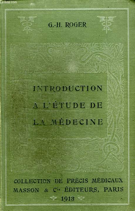 INTRODUCTION A L'ETUDE DE LA MEDECINE