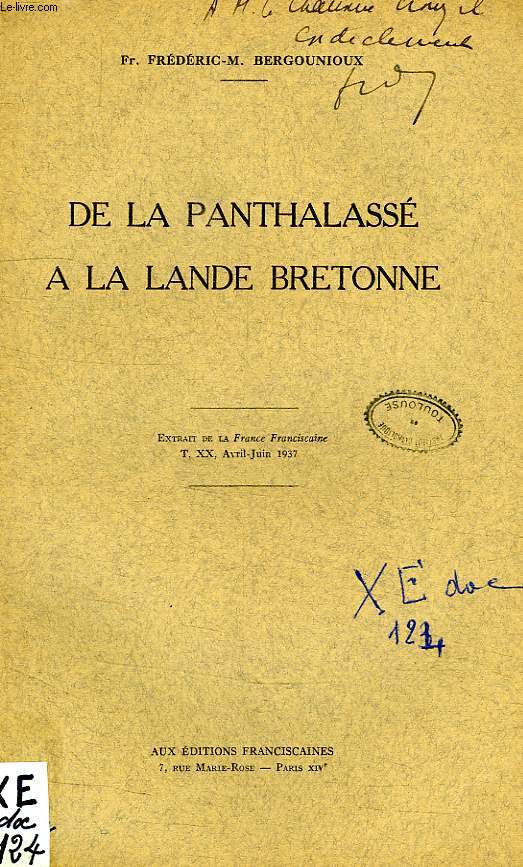 DE LA PANTHALASSE A LA LANDE BRETONNE