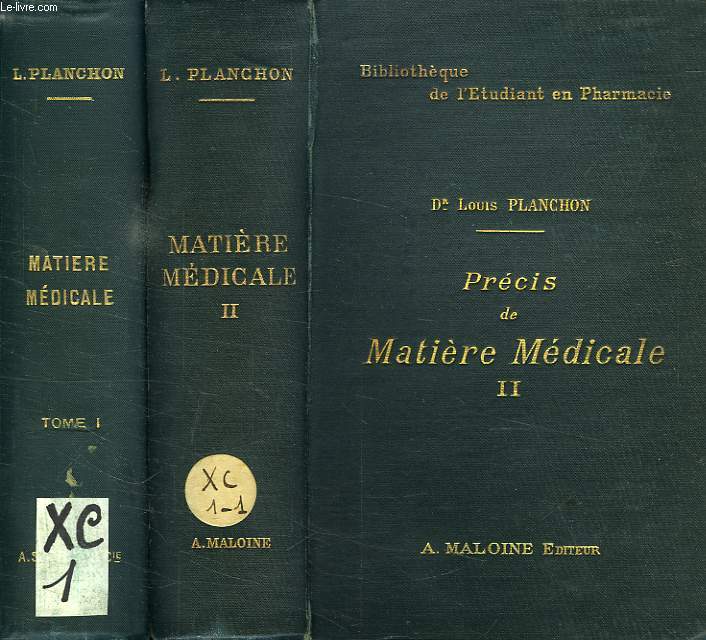 PRECIS DE MATIERE MEDICALE, 2 TOMES