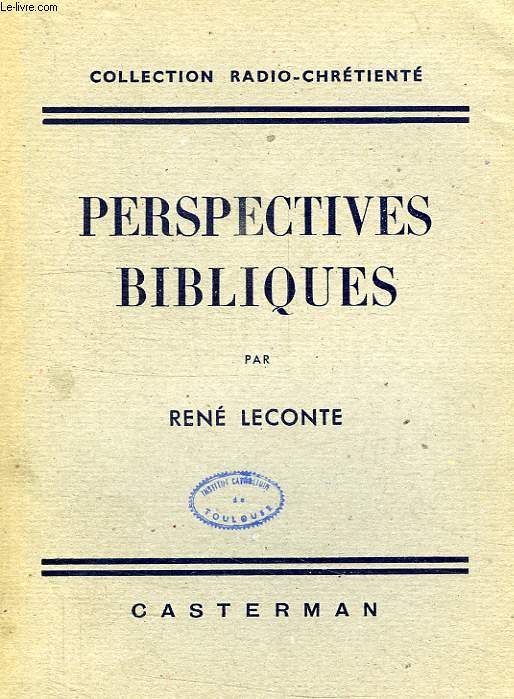 PERSPECTIVES BIBLIQUES