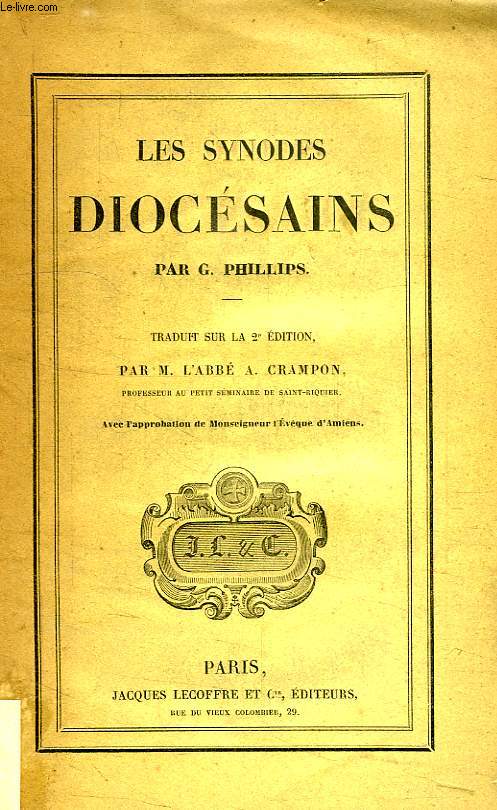 LES SYNODES DIOCESAINS