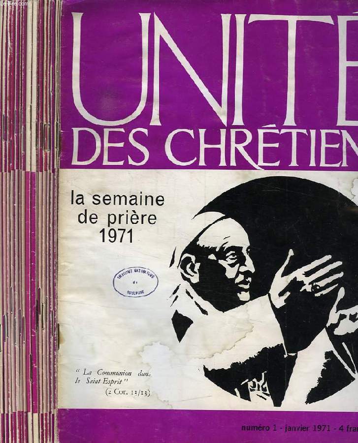 UNITE DES CHRETIENS, 37 ANNEES (1971-2007)