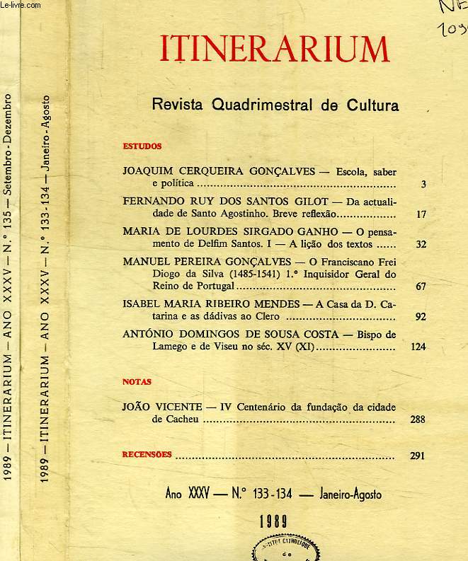 ITINERARIUM, 19 ANNEES (1989-2007)
