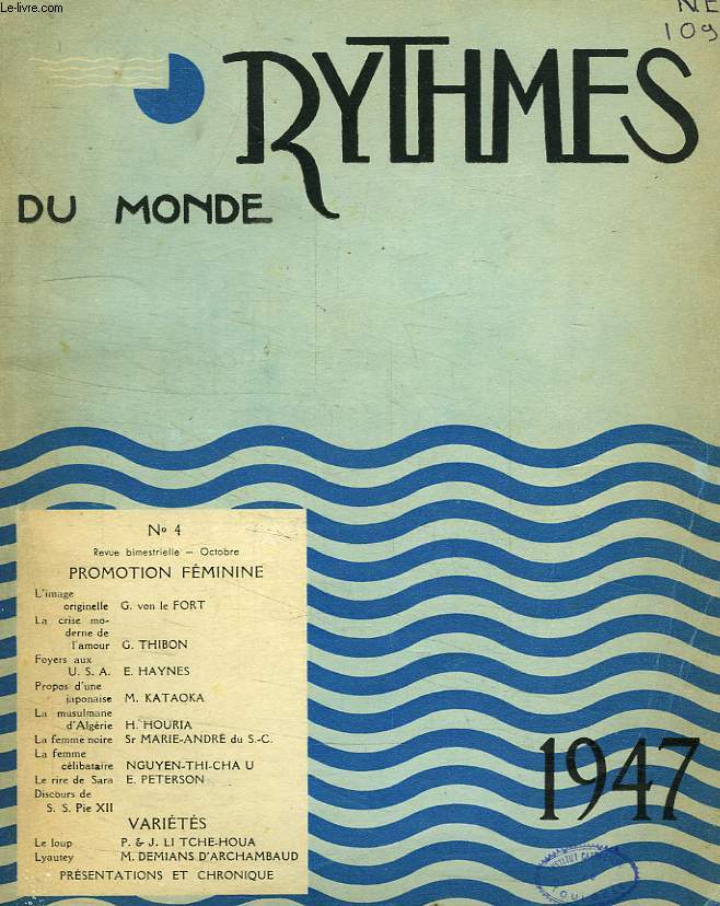 RYTHMES DU MONDE, N 4, 1947