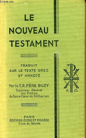 LE NOUVEAU TESTAMENT