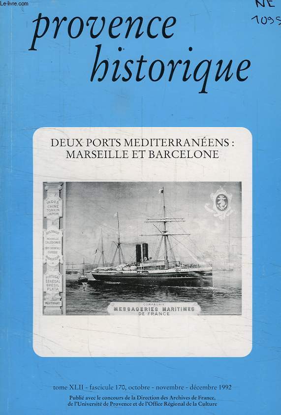 PROVENCE HISTORIQUE, TOME XLII, FASC. 170, OCT.-DEC. 1992