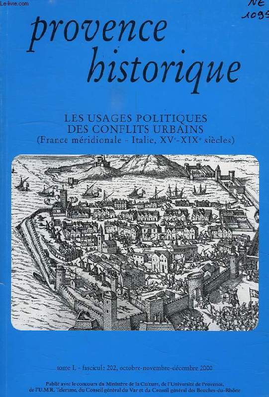 PROVENCE HISTORIQUE, TOME L, FASC. 202, OCT.-DEC. 2000