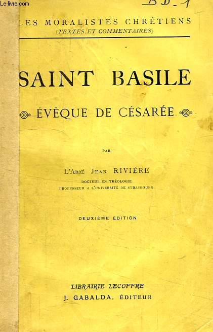 SAINT BASILE, EVEQUE DE CESAREE