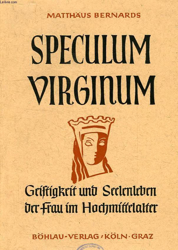 SPECULUM VIRGINUM - BERNARDS MATTHAUS - 1955 - Afbeelding 1 van 1