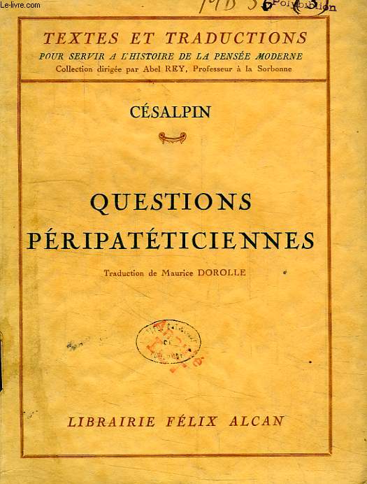 QUESTIONS PERIPATETICIENNES