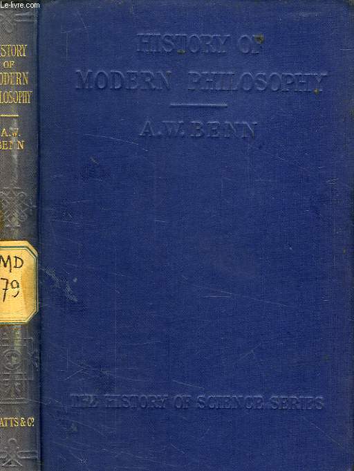 HISTORY OF MODERN PHILOSOPHY