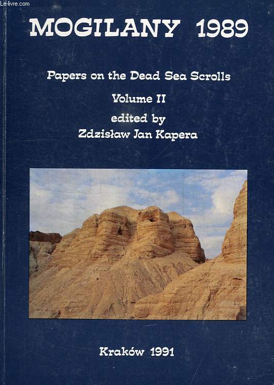 MOGILANY 1989, PAPERS ON THE DEAD SEA SCROLLS OFFERED IN MEMORY OF JEAN CARMIGNAC, PART II: THE TEACHER OF RIGHTEOUSNESS, LITERARY STUDIES