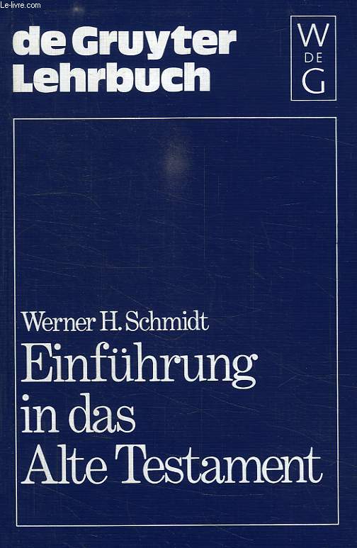 EINFUHRUNG IN DAS ALTRE TESTAMENT