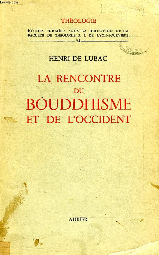 LA RENCONTRE DU BOUDDHISME ET DE L'OCCIDENT