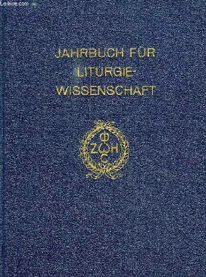 REGISTERBAND ZU DEN 10 ERSTEN BANDEN DES JEHRBUCHS FUR LITURGIEWISSENSCHAFT (1921-1930)