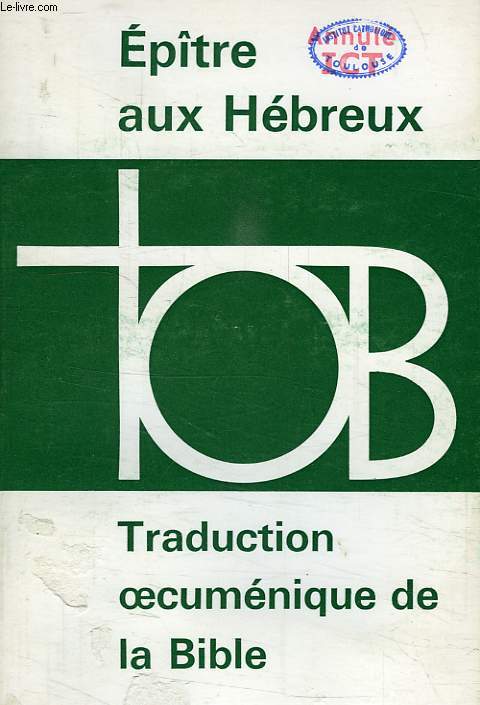 EPITRE AUX HEBREUX