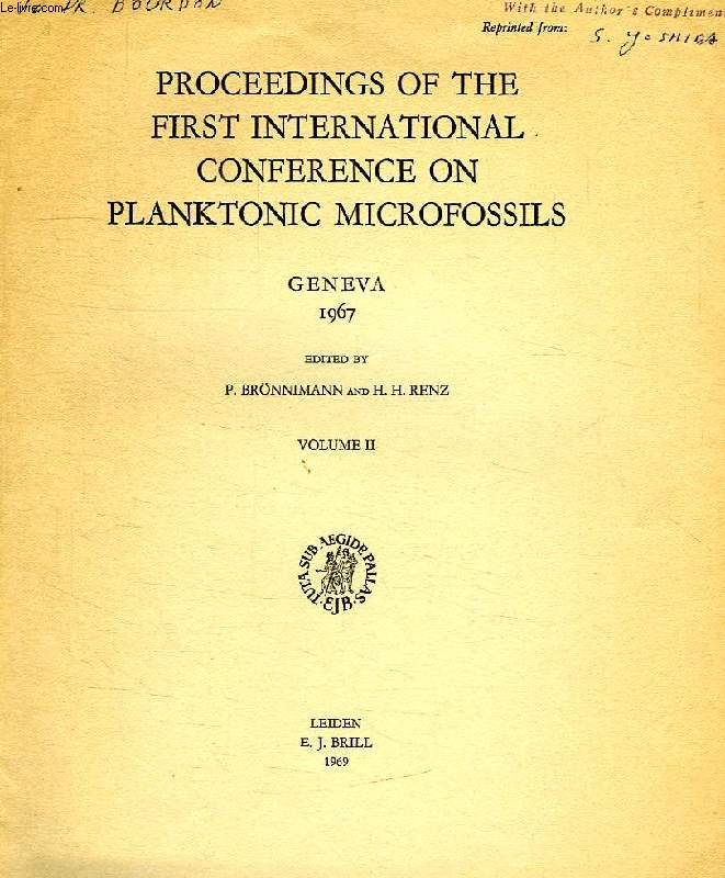 BIOSTRATIGRAPHIC SIGNIFICANCE OF LATE CRETACEOUS TO EARLY TERTIARY PLANKTONIC FORAMINIFERA IN JAPAN (PROCEEDINGS OF THE FIRST INTERNATIONAL CONFERENCE ON PLANKTONIC MICROFOSSILS, GENEVA 1967, VOL. II)