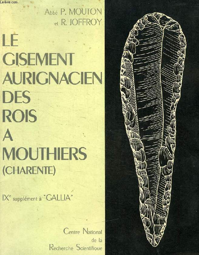 LE GISEMENT AURIGNACIEN DES ROIS AMOUTHIERS (CHARENTE)