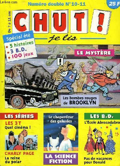 CHUT !, JE LIS, N 10-11, JUILLET-AOUT 1995