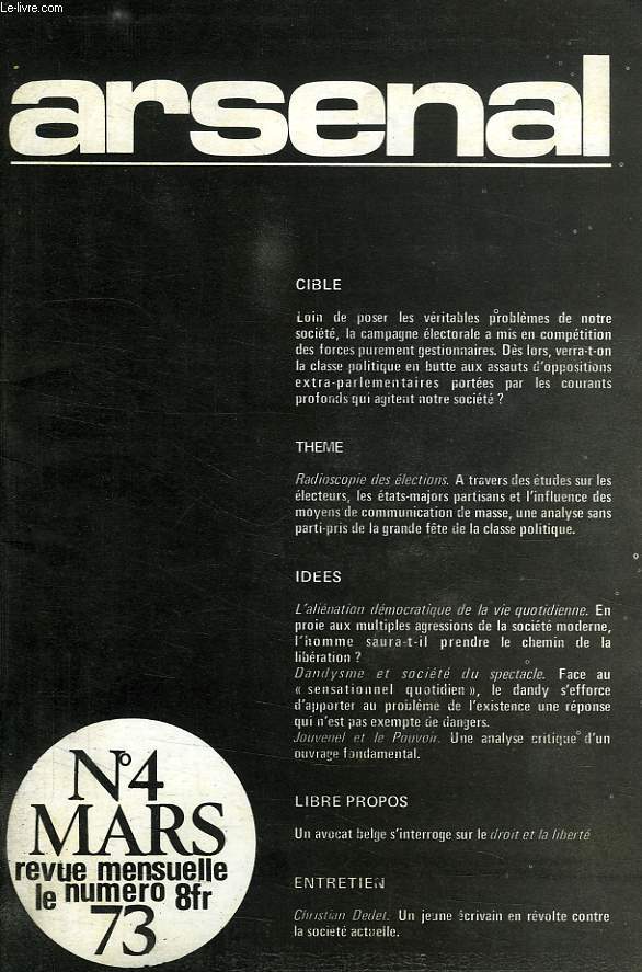 ARSENAL, N 4, MARS 1973