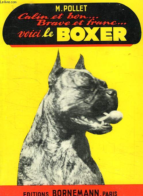 CALIN ET BON... BRAVE ET FRANC... VOICI LE BOXER