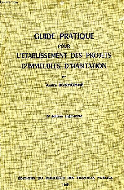 GUIDE PRATIQUE POUR L'ETABLISSEMENT DES PROJETS D'IMMEUBLES D'HABITATION