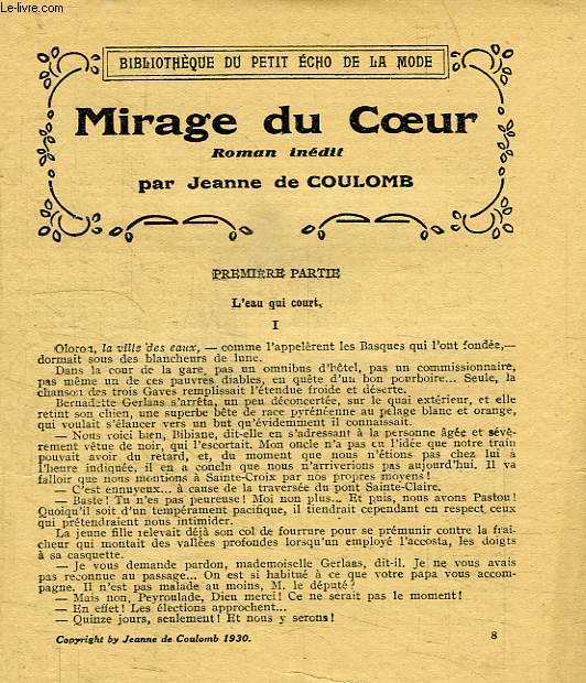 MIRAGE DU COEUR