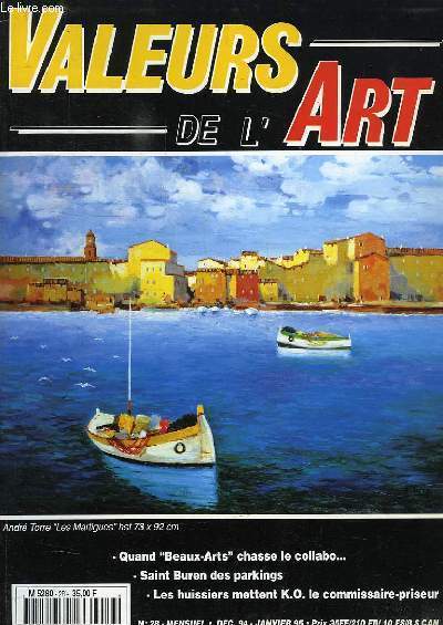 VALEURS DE L'ART, N 28, DEC.-JAN. 1994-1995