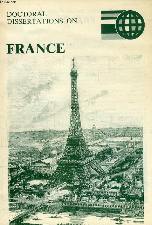DOCTORAL DISSERTATIONS IN FRANCE