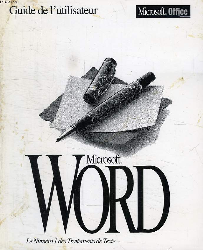 MICROSOFT WORD, 6.0, GUIDE DE L'UTILISATEUR
