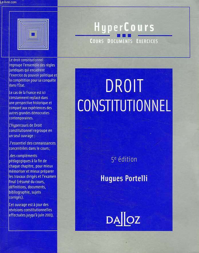 DROIT CONSTITUTIONNEL