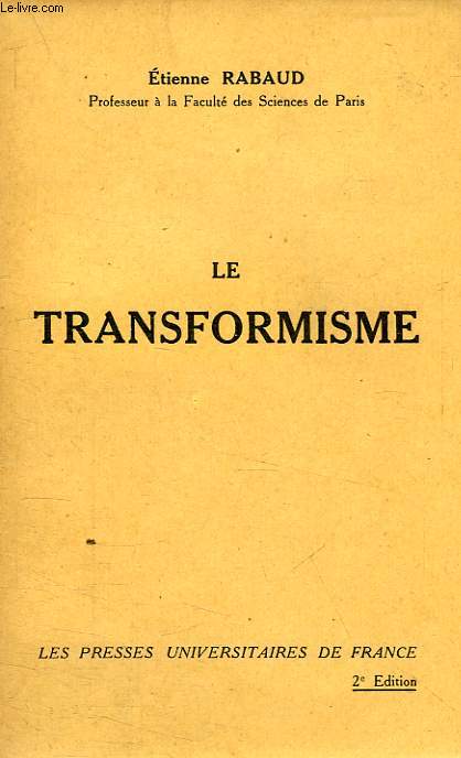 LE TRANSFORMISME