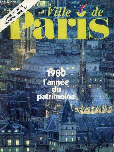 VILLE DE PARIS, N 10, AVRIL 1980