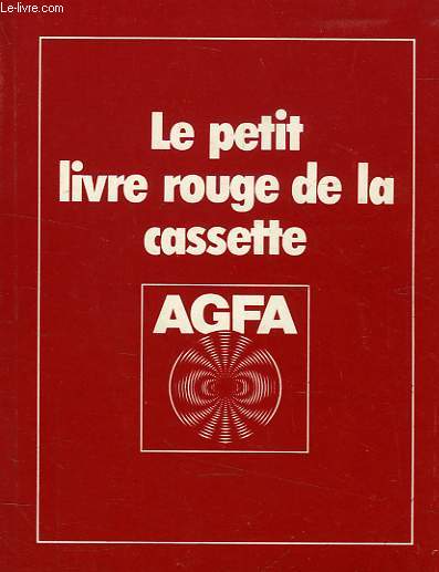 LE PETIT LIVRE ROUGE DE LA CASSETTE AGFA