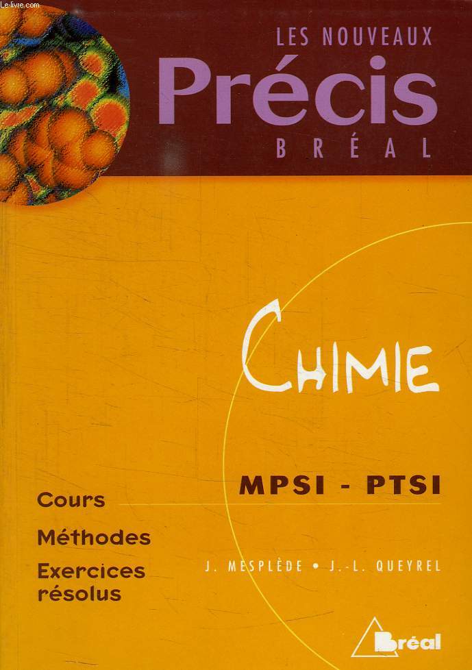 CHIMIE, MPSI - PTSI