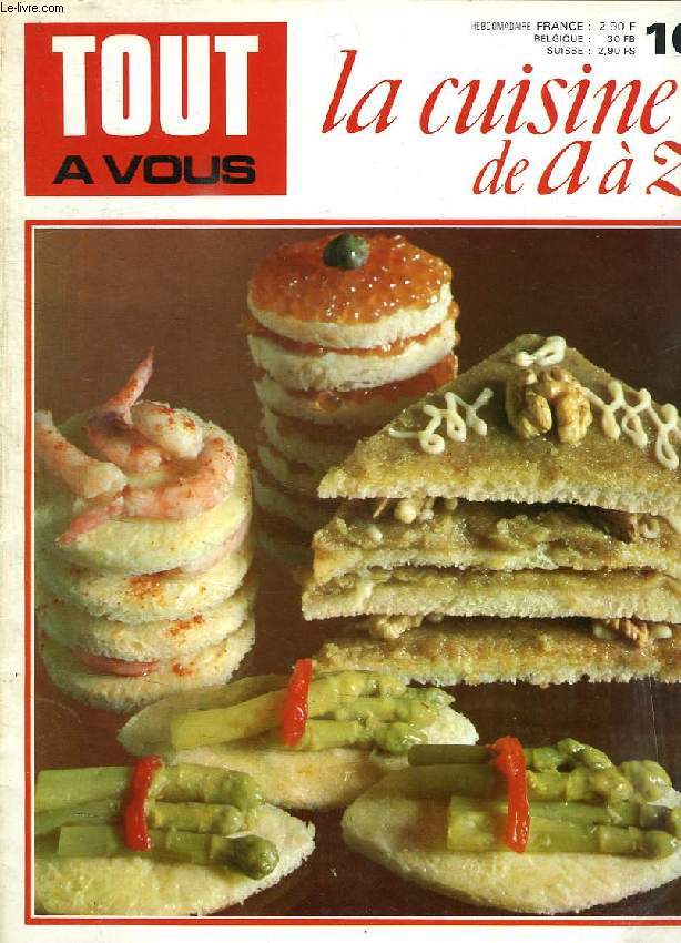 TOUT A VOUS, LA CUISINE DE A  Z, N 16